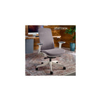 UPLIFT DESK Bolan High Back Ergonomic Office Chair - Lumbar Support, Mesh Back, 4D Armrests, and 40° Recline Desk Chair with 11-Point Adjustability, Cylinder Options, 300 lb Capacity (Fog)