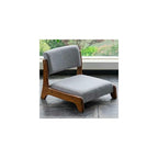 Floor Chair Tatami Chair Made of Wood, high Resilience, Foam Cushion, Solid Wood Back, Perfect for Living Room, Reading, Games, Comfortable Wooden Floor Chair