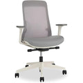 UPLIFT DESK Bolan High Back Ergonomic Office Chair - Lumbar Support, Mesh Back, 4D Armrests, and 40° Recline Desk Chair with 11-Point Adjustability, Cylinder Options, 300 lb Capacity (Fog)