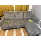 Homall 72" L Shaped Sofa Couches for Small Spaces, Apartment Charcoal Gray